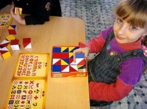Развивающая игра Кубики Сложи узор