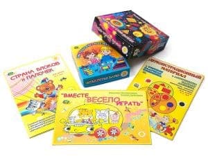 Игровой материал для совместной работы с логическими блоками Дьенеша и палочками Кюизенера