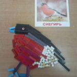 Васина Галина Анатольевна Санкт- Петербург, Петергоф ГБДОУ д/с 16 Иванова Алиса 5,5 лет Номинация - дикие птицы. "Певец зимы". Снегирь.