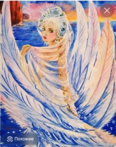 Коршунова Елена Владимировна Севастополь ГБДОУ "Детский сад № 91" Сычук Владислава Сказочные птицы "Царевна Лебедь"