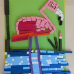 Хомякова Ирина Александровна г. Томск Детский сад N49 (ТГУ) Лемаева Агата 5 лет, группа "Родничок" Номинация: Дикая пттца Название: Фламинго на работе.